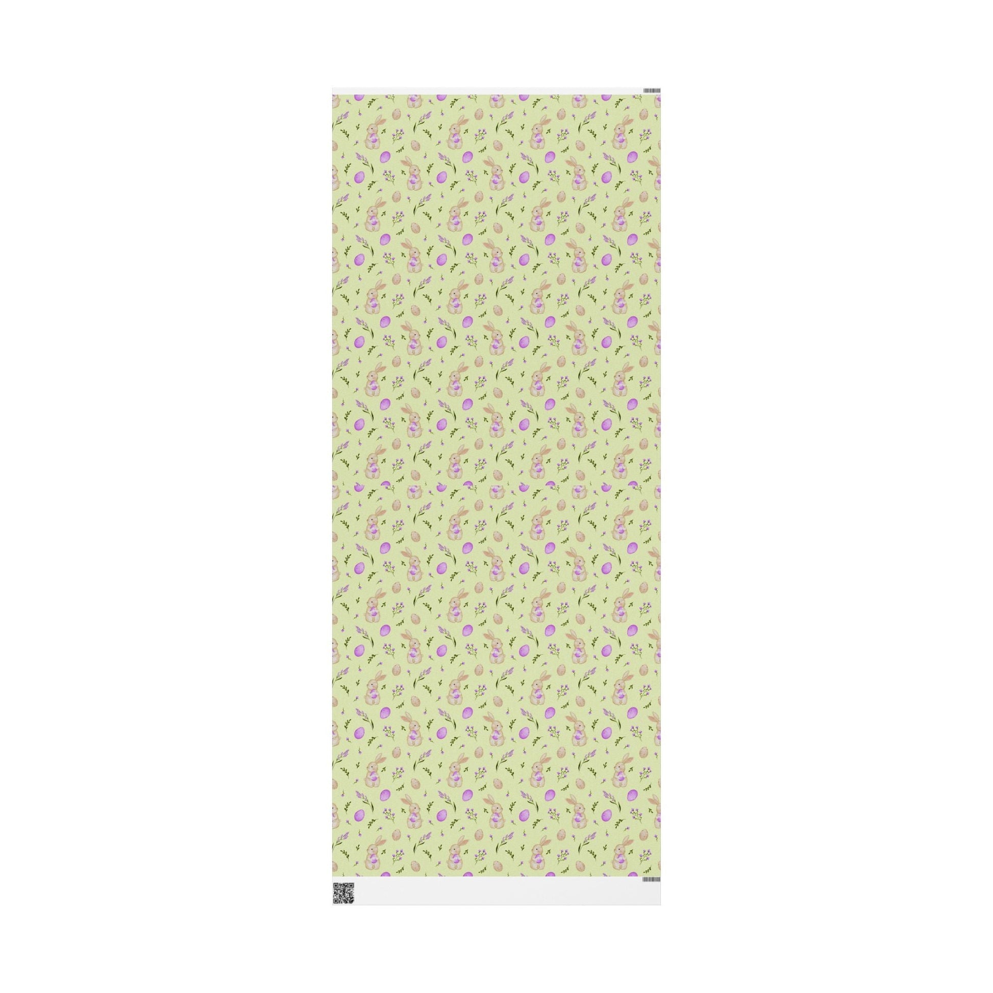 Springtime Bunny Bloom Wrapping Paper Roll - ZumBuys
