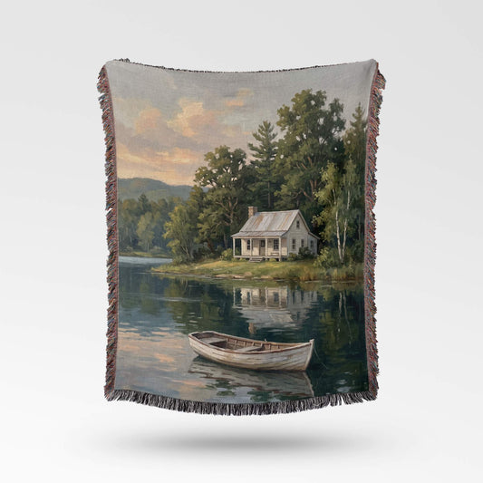 Stillwater Cottage Woven Blanket - ZumBuys