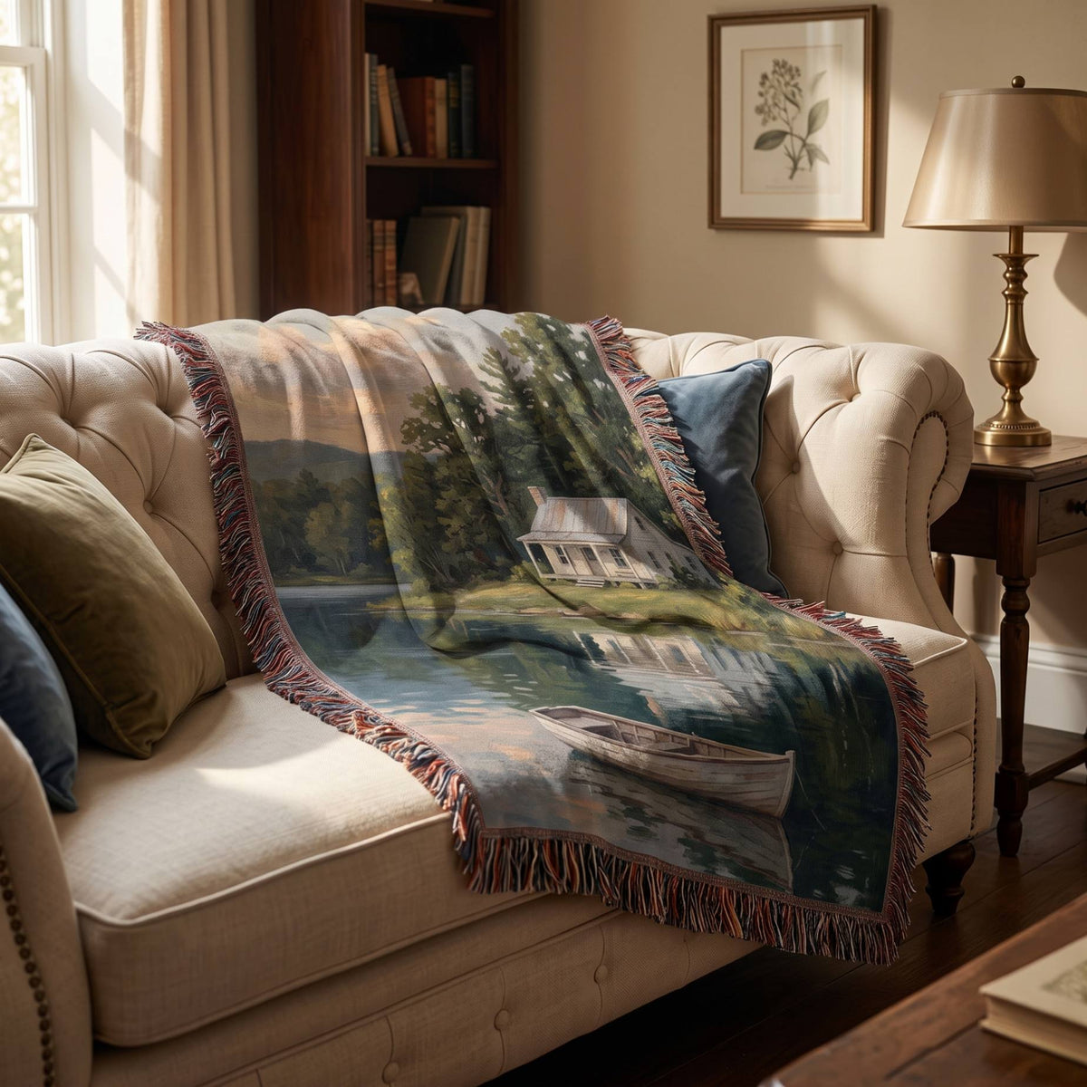Stillwater Cottage Woven Blanket - ZumBuys