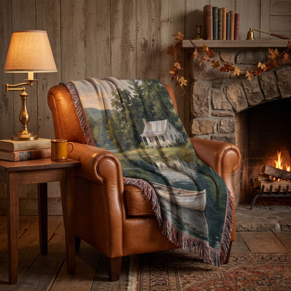 Stillwater Cottage Woven Blanket - ZumBuys