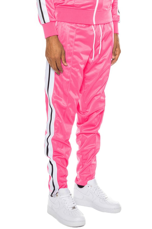 Striped Tape Track Pants - ZumBuys