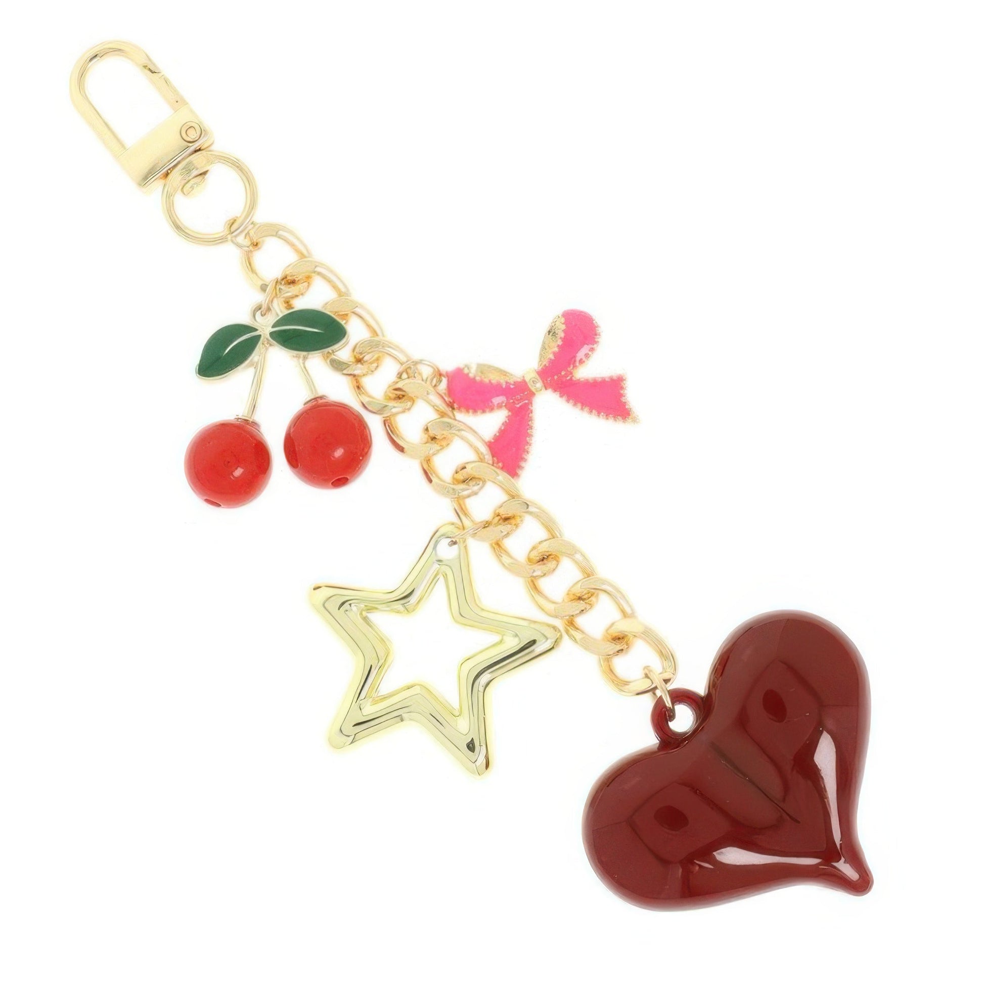 Sweetheart Theme Bag Charm Keychain - ZumBuys