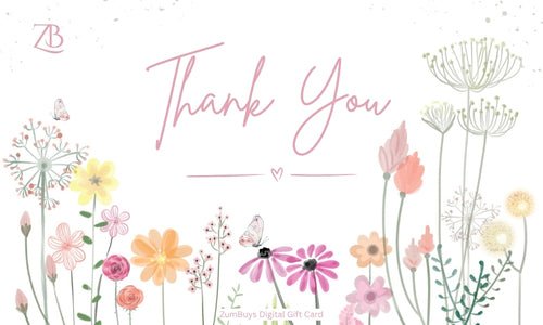 Thank You Gift Card - ZumBuys