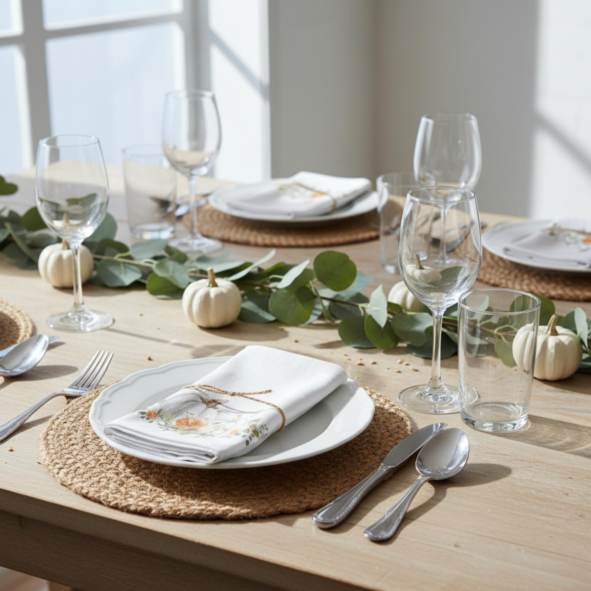 Thanksgiving Harvest Cloth Napkin Set of 4 - ZumBuys