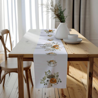 Thanksgiving Harvest Table Runner (Cotton, Poly) - ZumBuys