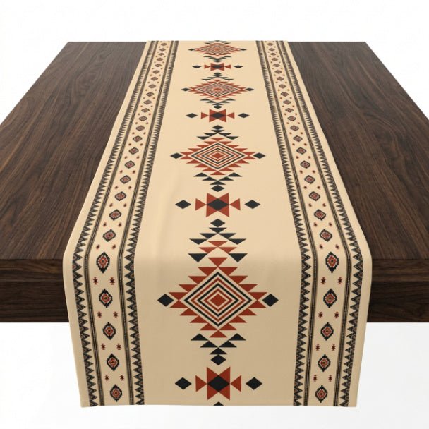 Tierra Nova Table Runner – Southwestern Boho Dining Decor - ZumBuys