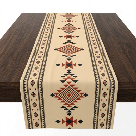 Tierra Nova Table Runner – Southwestern Boho Dining Decor - ZumBuys