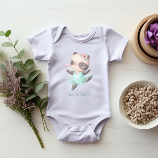 Tutu Panda Infant Fine Jersey Bodysuit - ZumBuys