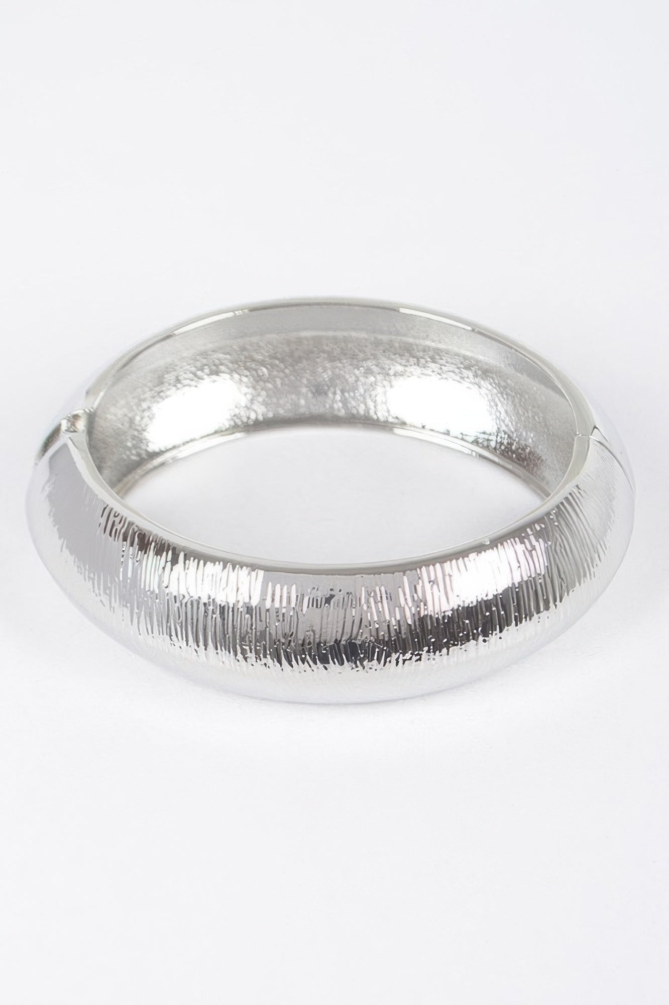 Two Pieces Set Wide Metal Bangle - ZumBuys