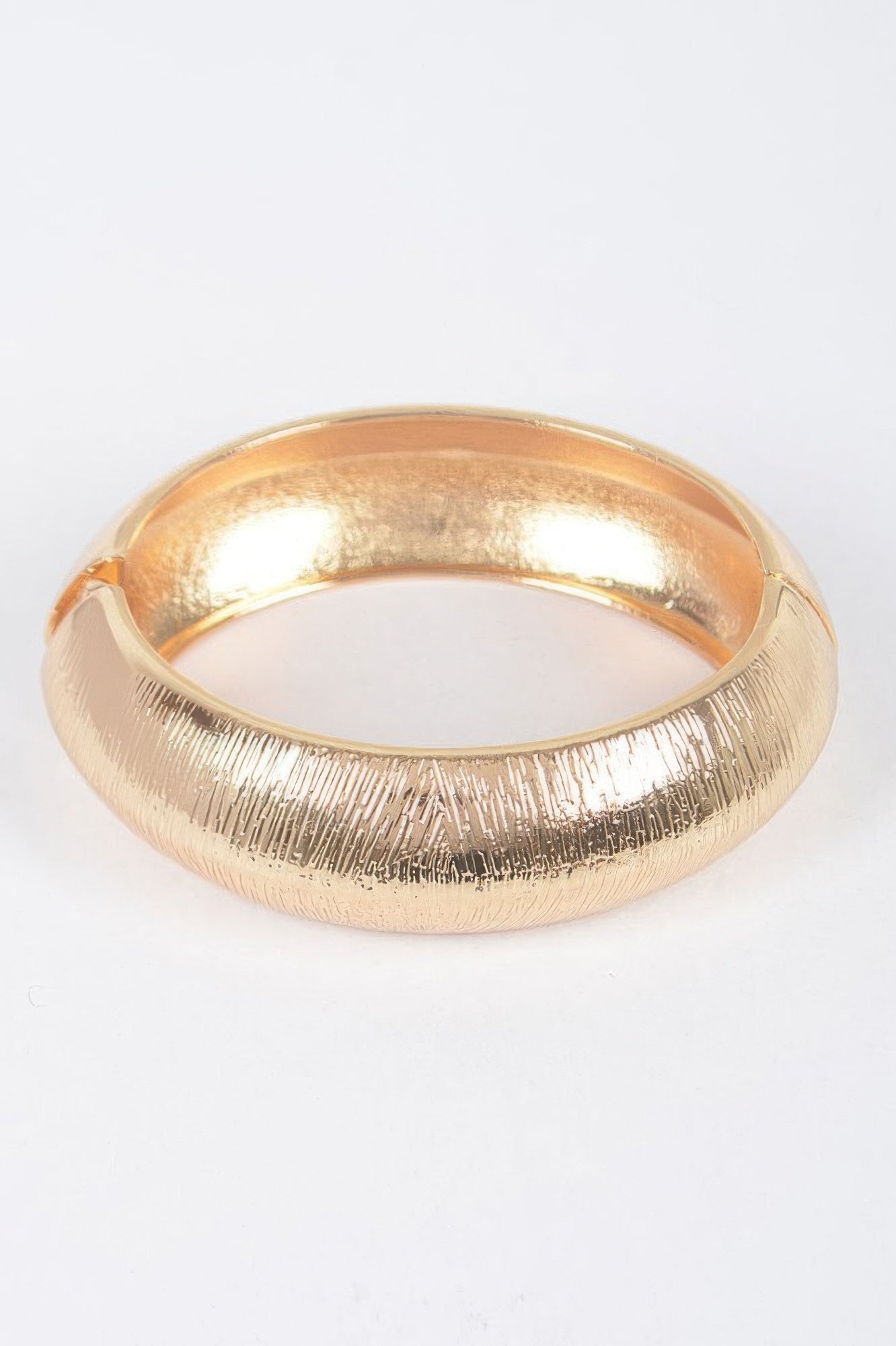 Two Pieces Set Wide Metal Bangle - ZumBuys