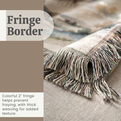Under His Wings Woven Blanket - ZumBuys