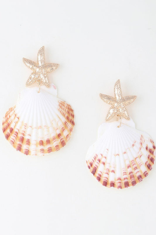 Under The Sea Clam Earrings - ZumBuys