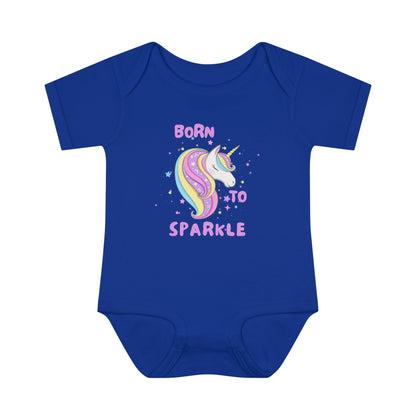 Unicorn Diva Infant Fine Jersey Bodysuit - ZumBuys