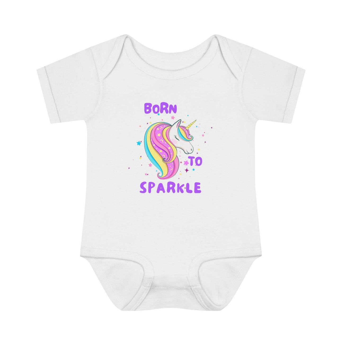 Unicorn Diva Infant Fine Jersey Bodysuit - ZumBuys