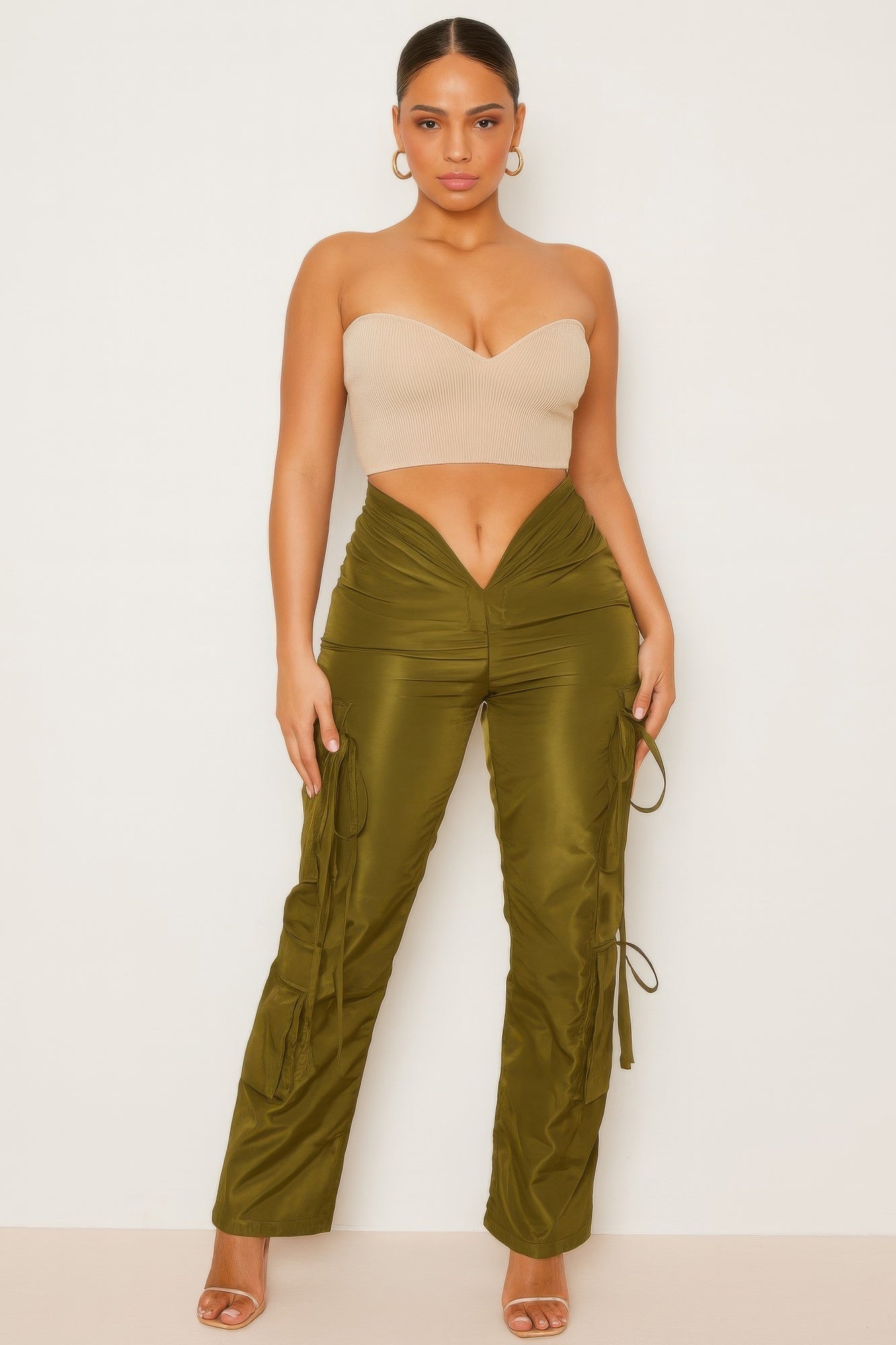 V Cut Cargo Pants - ZumBuys