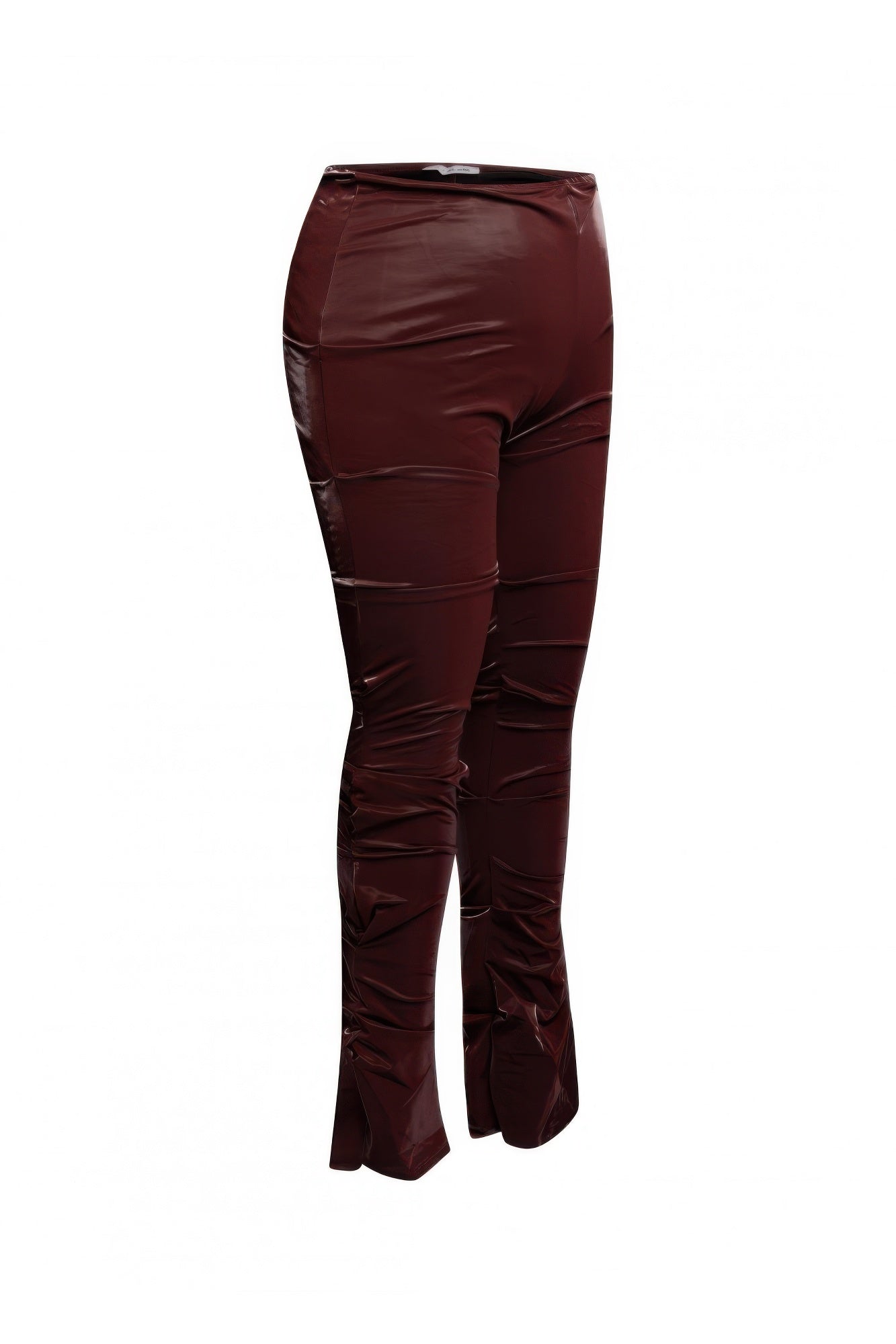 Velvet Pu Ruched Pants - ZumBuys
