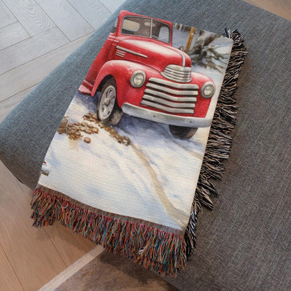Vintage Holiday Magic Woven Blankets - ZumBuys