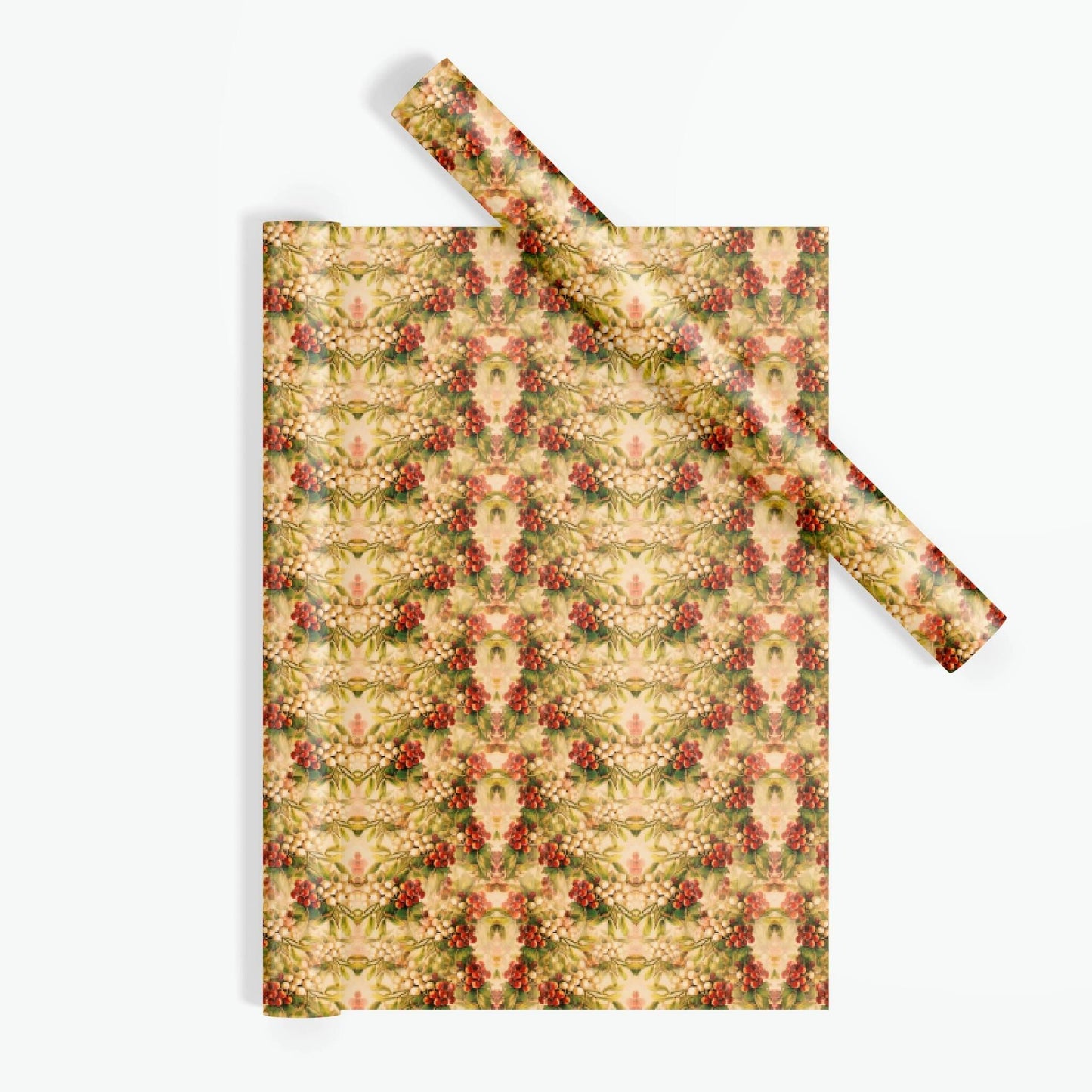 Vintage Mistletoe Wrapping Paper - ZumBuys