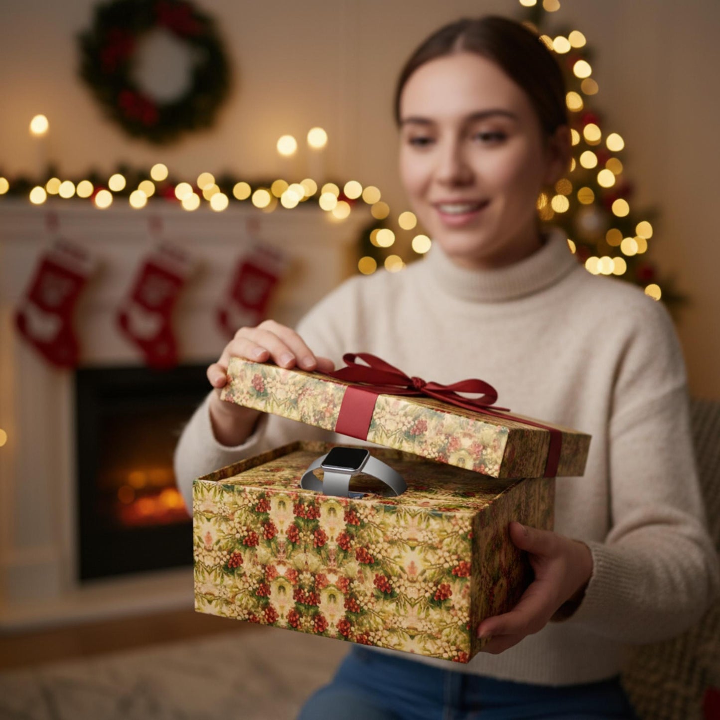 Vintage Mistletoe Wrapping Paper - ZumBuys