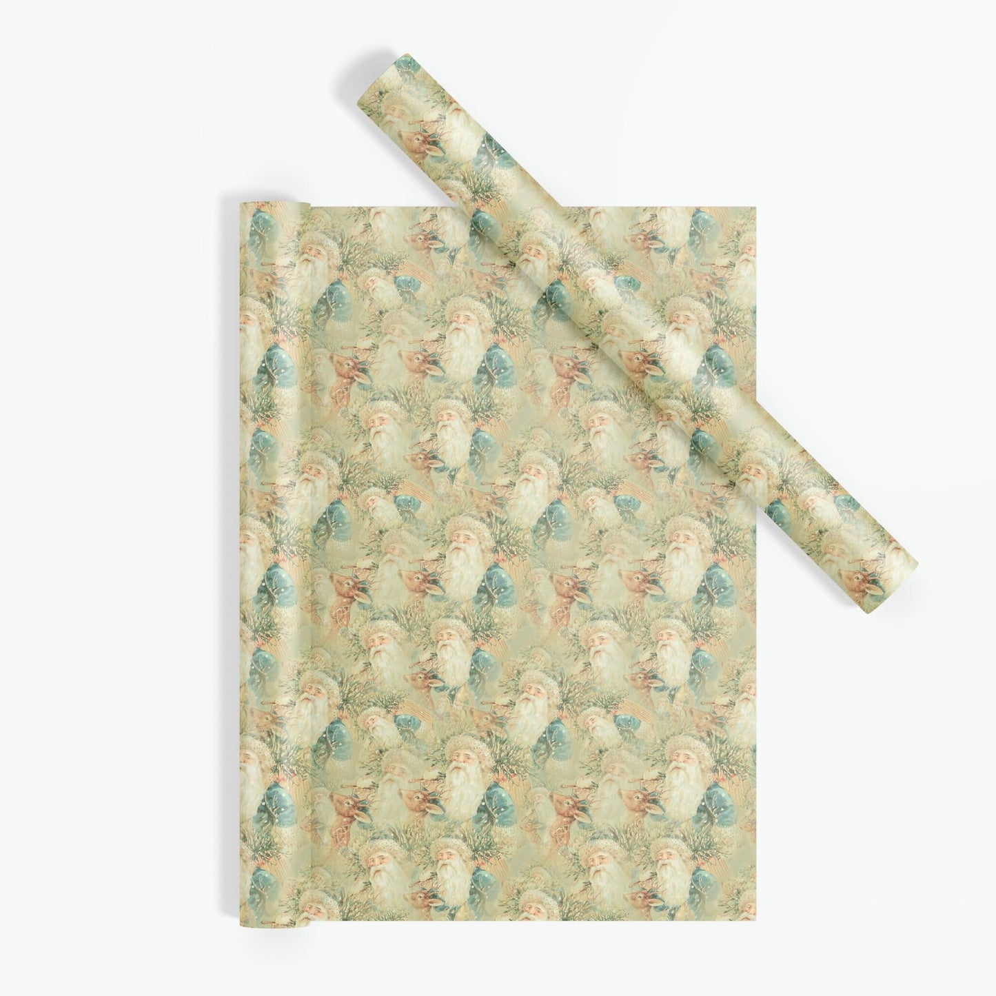 Vintage Santa Wrapping Paper - ZumBuys