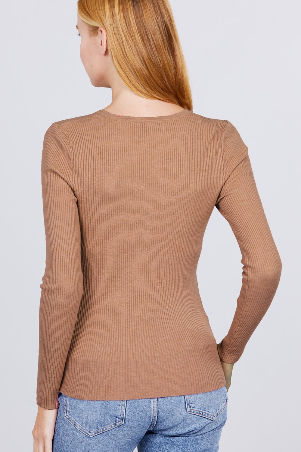 Viscose Henley Sweater - ZumBuys