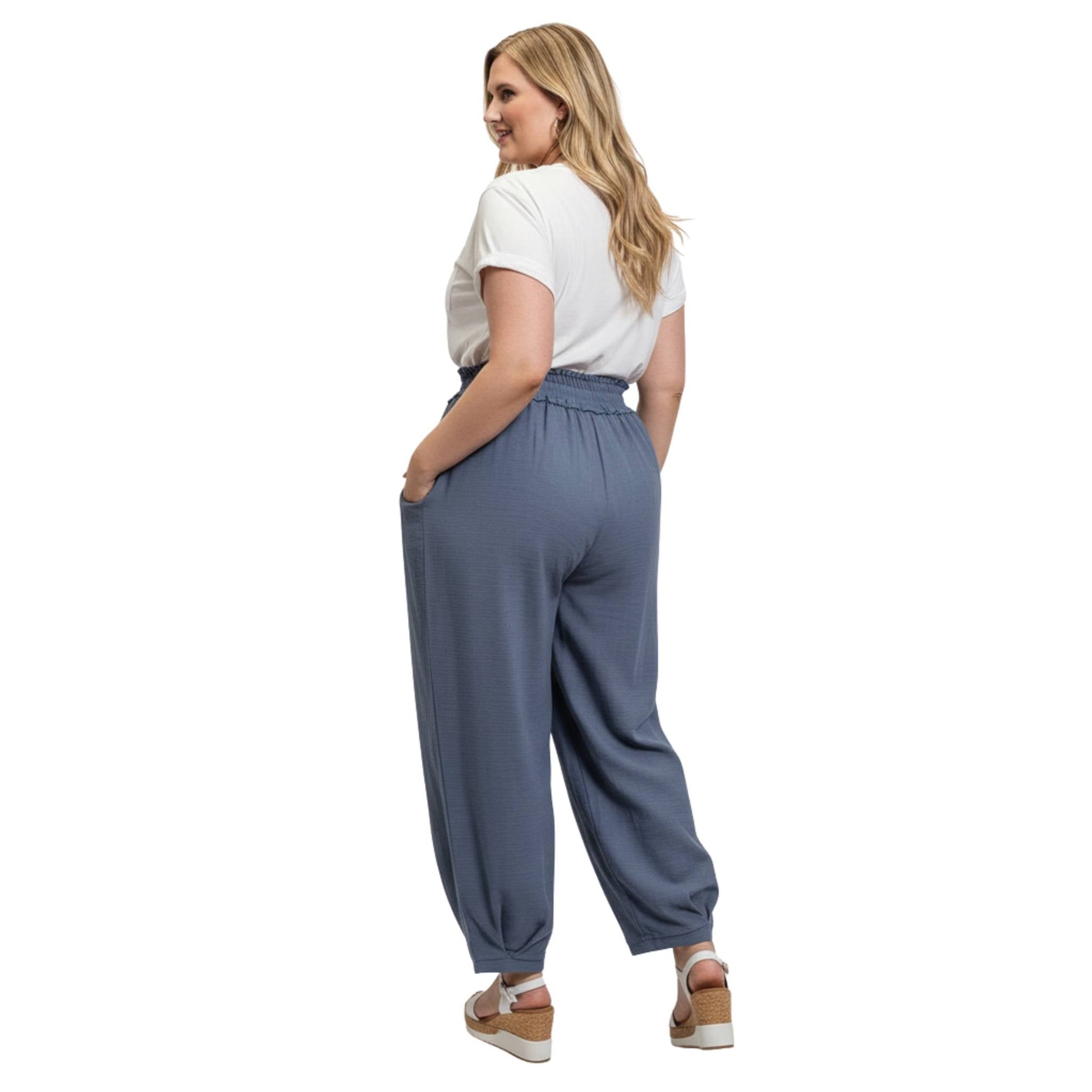 Voluminous Relaxed Fit Pant With Side Pocket - ZumBuys