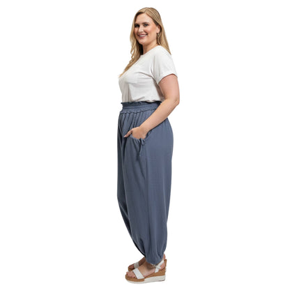 Voluminous Relaxed Fit Pant With Side Pocket - ZumBuys