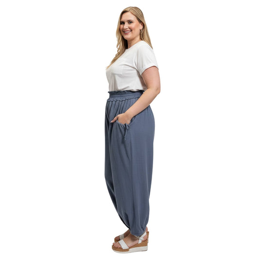 Voluminous Relaxed Fit Pant With Side Pocket - ZumBuys