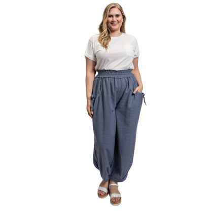 Voluminous Relaxed Fit Pant With Side Pocket - ZumBuys
