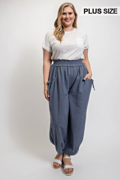 Voluminous Relaxed Fit Pant With Side Pocket - ZumBuys