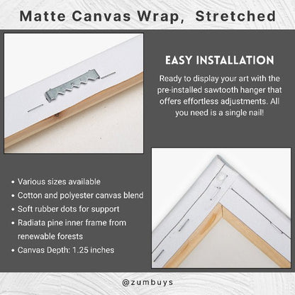 Whispers of the Rainbow Matte Canvas, Stretched, 1.25" - ZumBuys