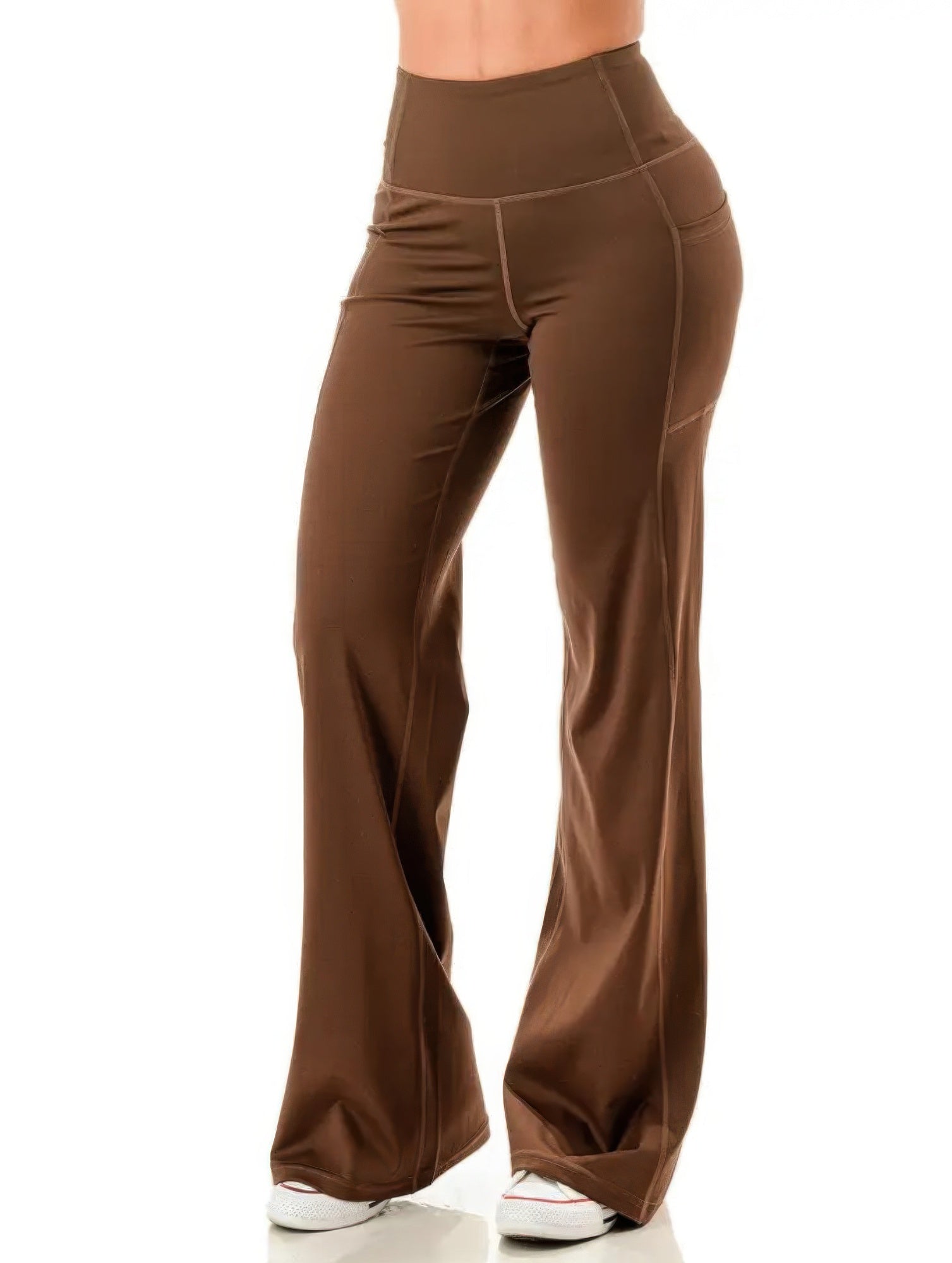 Wide Leg Flare Yoga Pants - ZumBuys