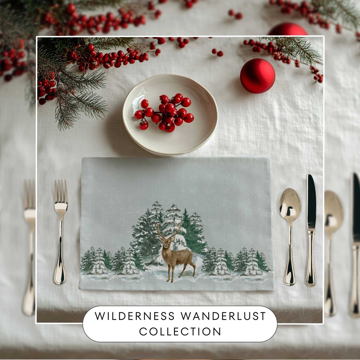 Wilderness Wanderlust Placemat, 2pc - ZumBuys
