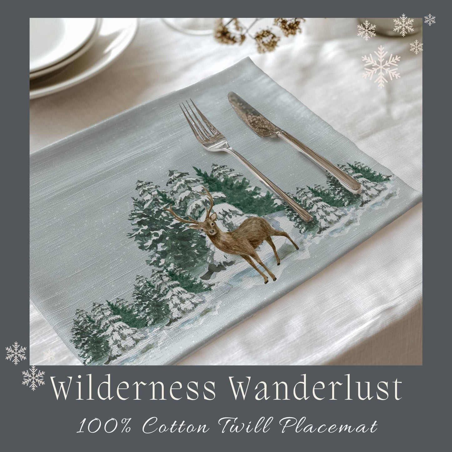 Wilderness Wanderlust Placemat, 2pc - ZumBuys