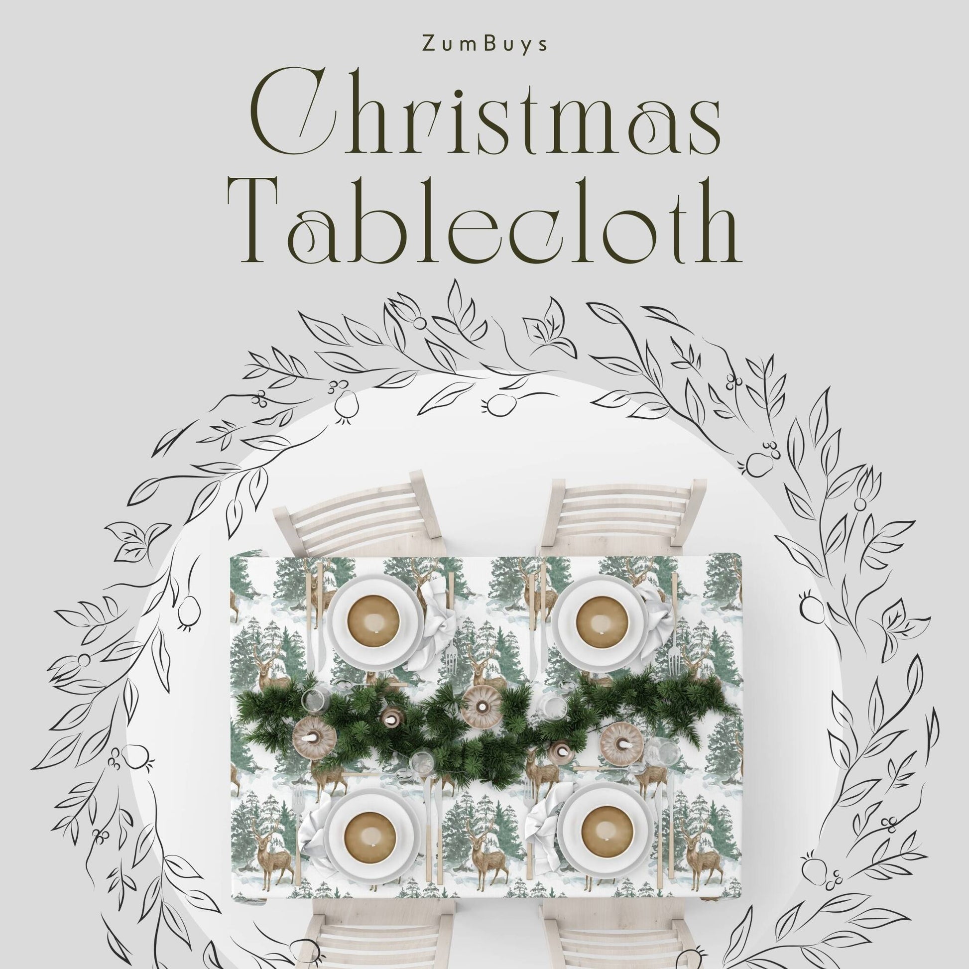 Wilderness Wanderlust Tablecloth - ZumBuys