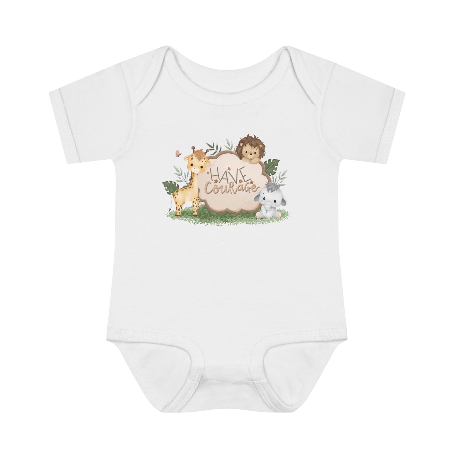 Wildlife Bravado Infant Baby Rib Bodysuit - ZumBuys