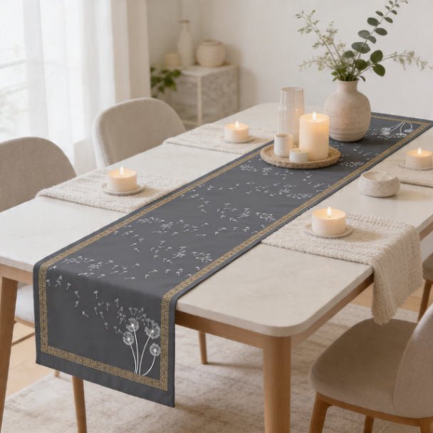 Wind Whisper Dandelion Table Runner - ZumBuys
