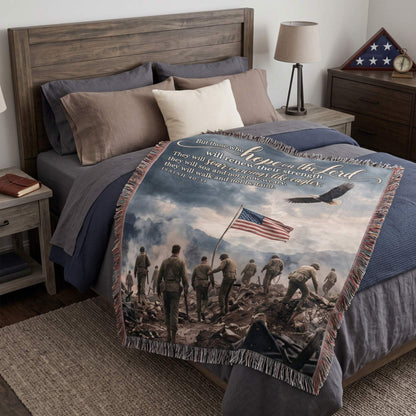 Wings of Hope Woven Blanket - ZumBuys