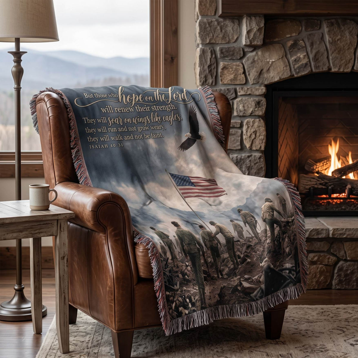 Wings of Hope Woven Blanket - ZumBuys