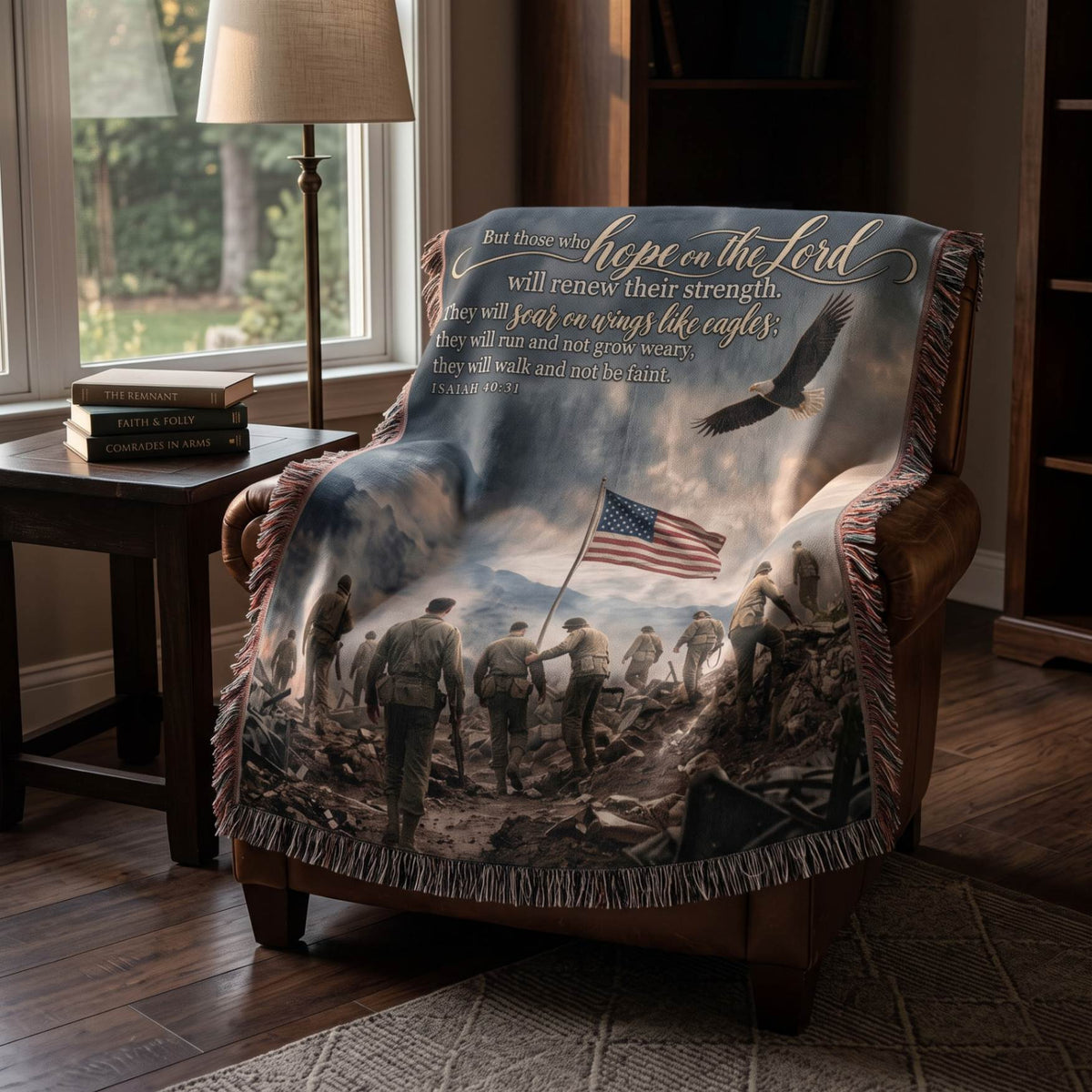 Wings of Hope Woven Blanket - ZumBuys