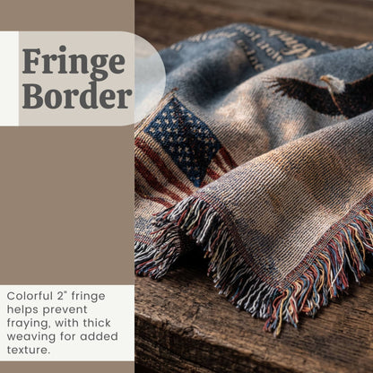 Wings of Hope Woven Blanket - ZumBuys