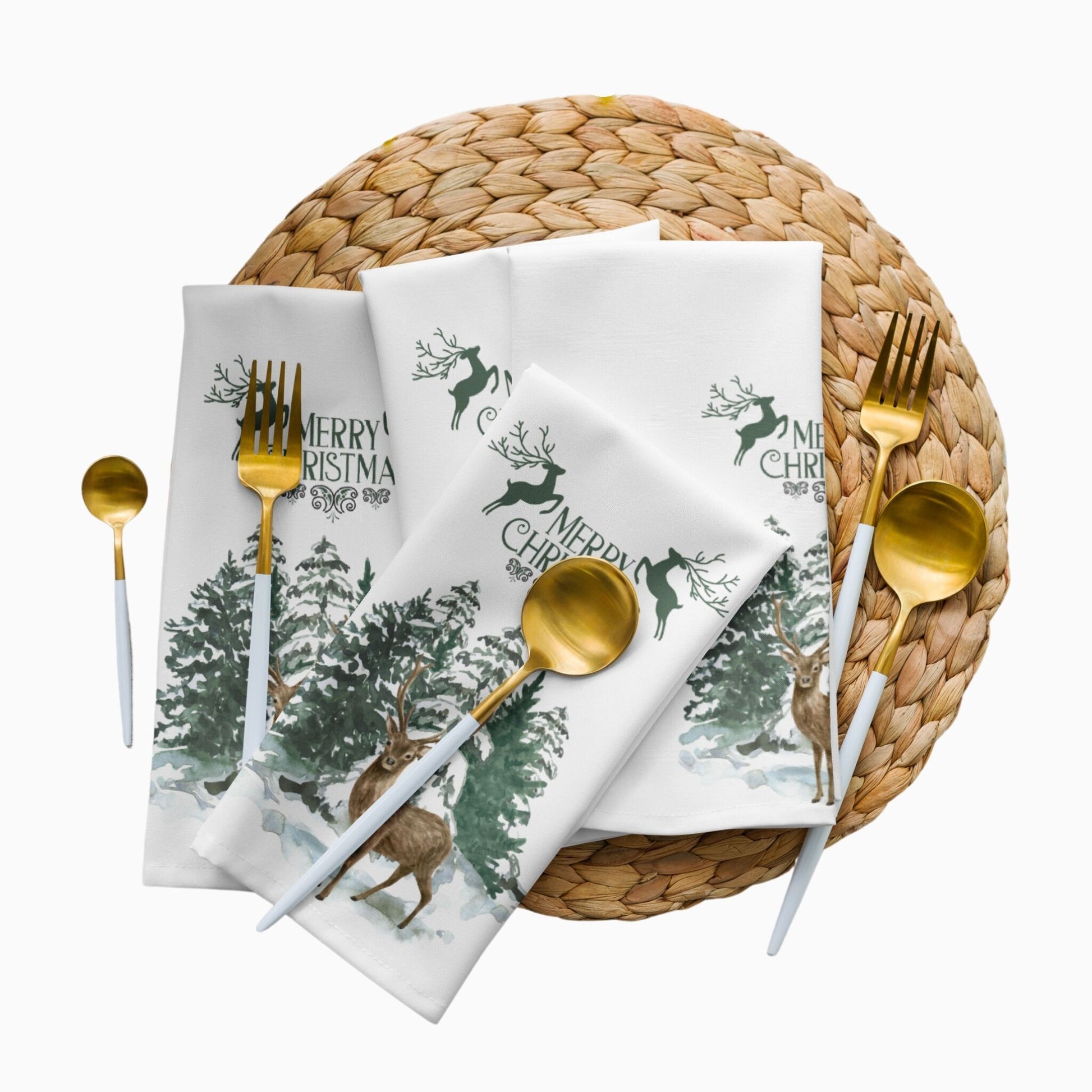 Winter Wishes Cloth Napkins (4PK) - ZumBuys