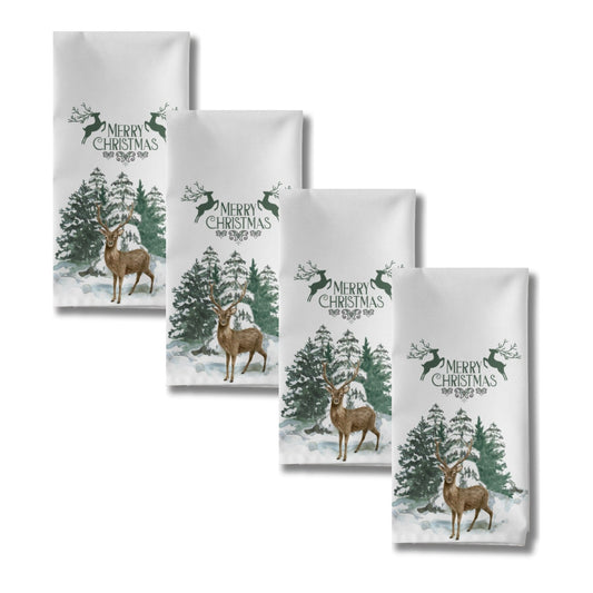 Winter Wishes Cloth Napkins (4PK) - ZumBuys