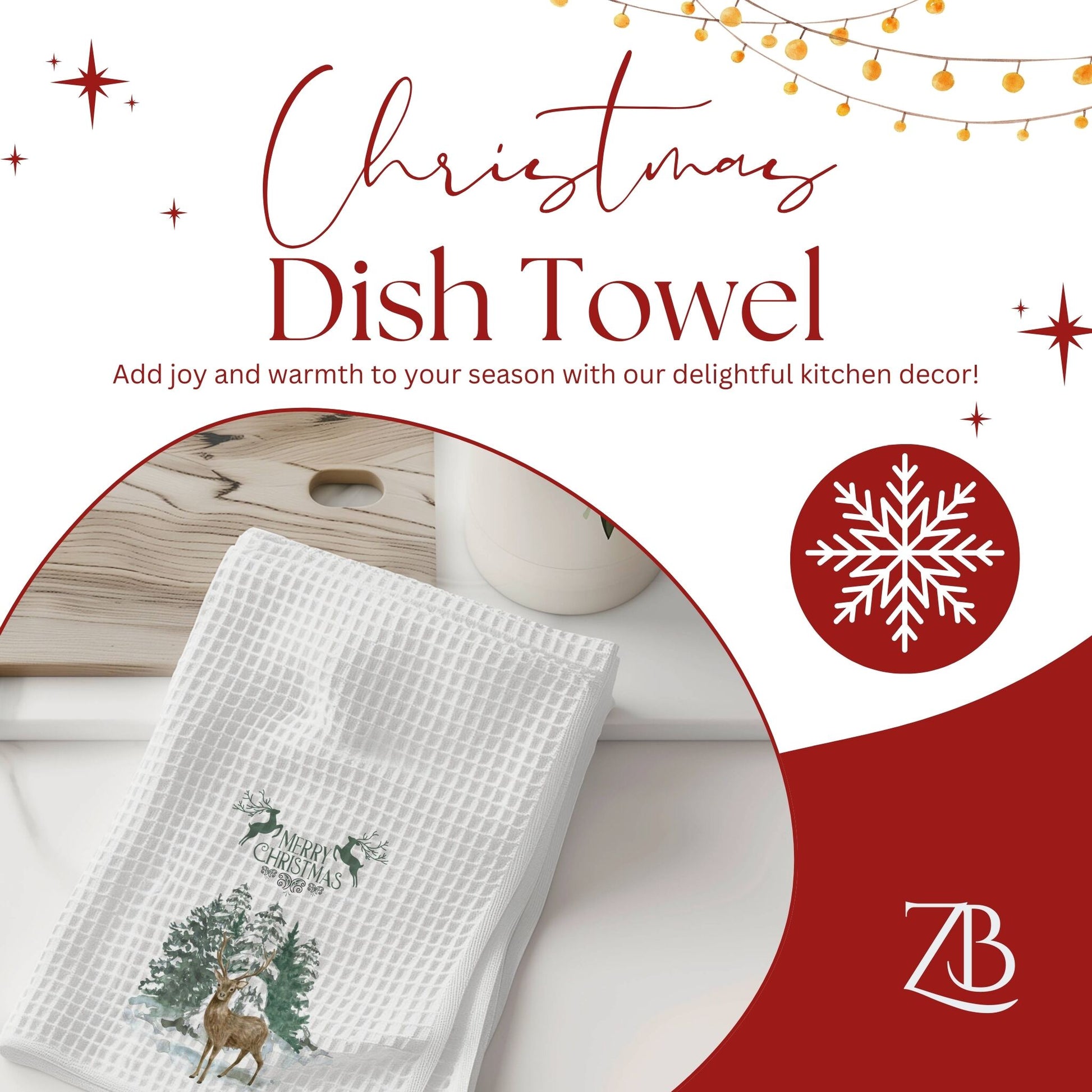 Winter Wishes Dish Towels - ZumBuys