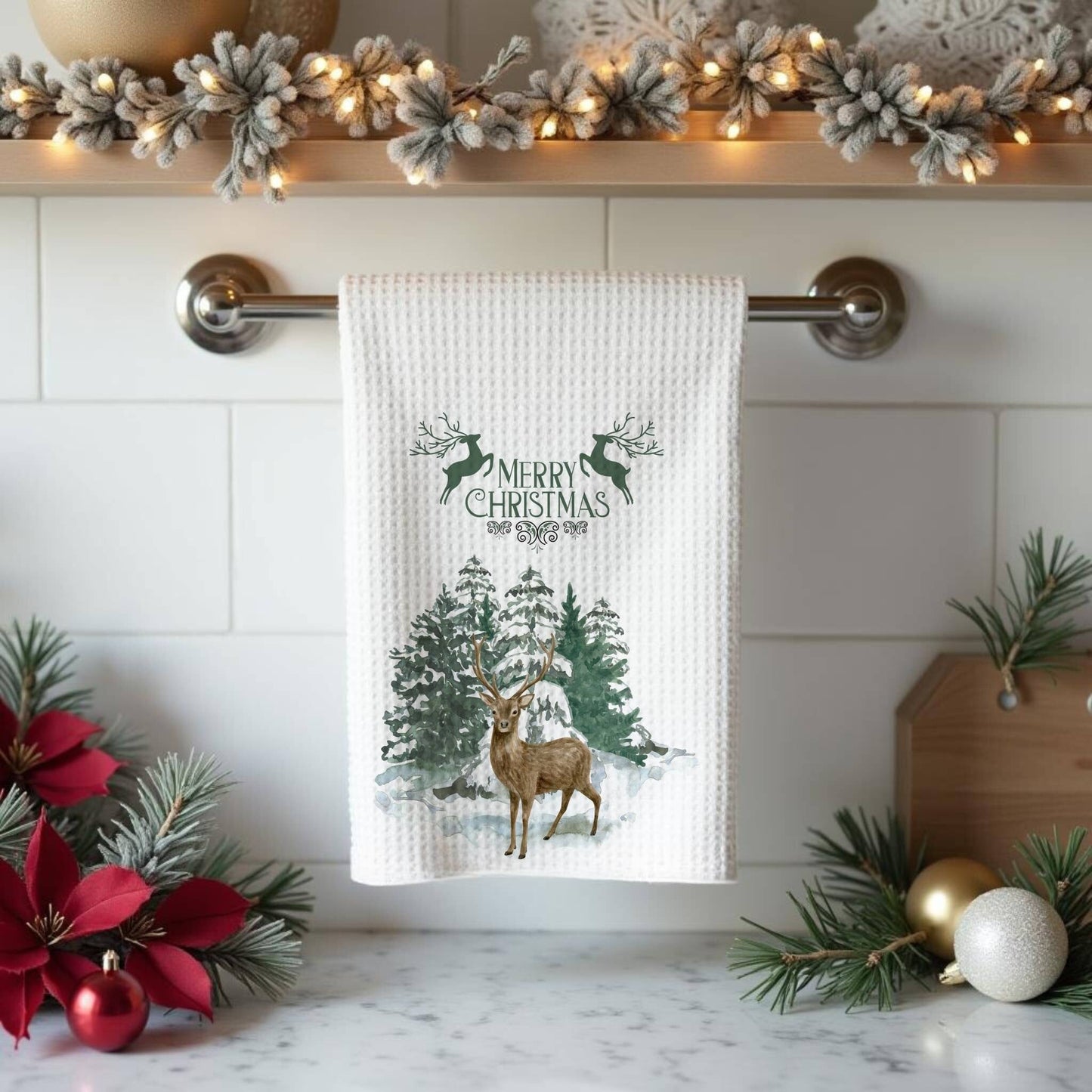 Winter Wishes Dish Towels - ZumBuys