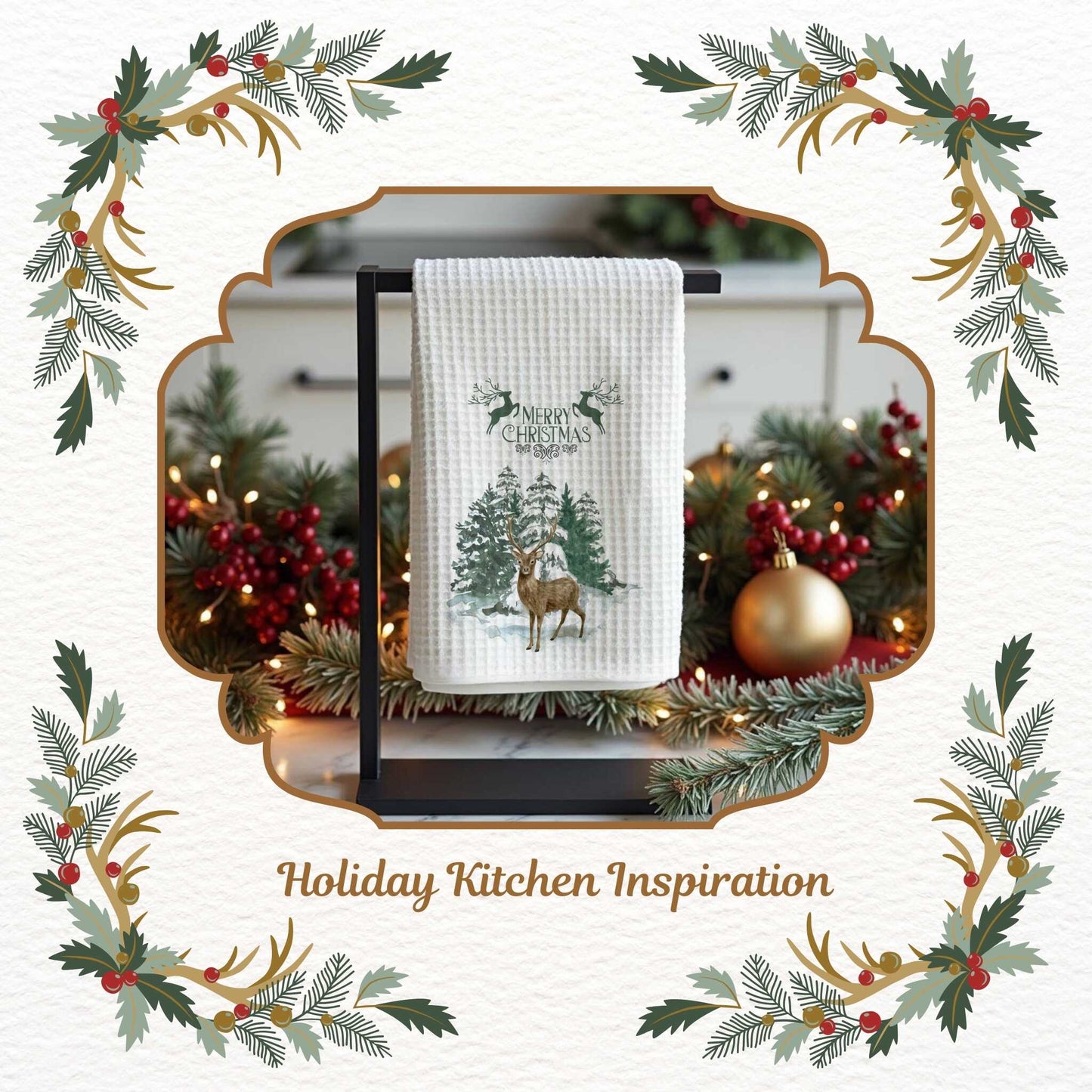 Winter Wishes Dish Towels - ZumBuys