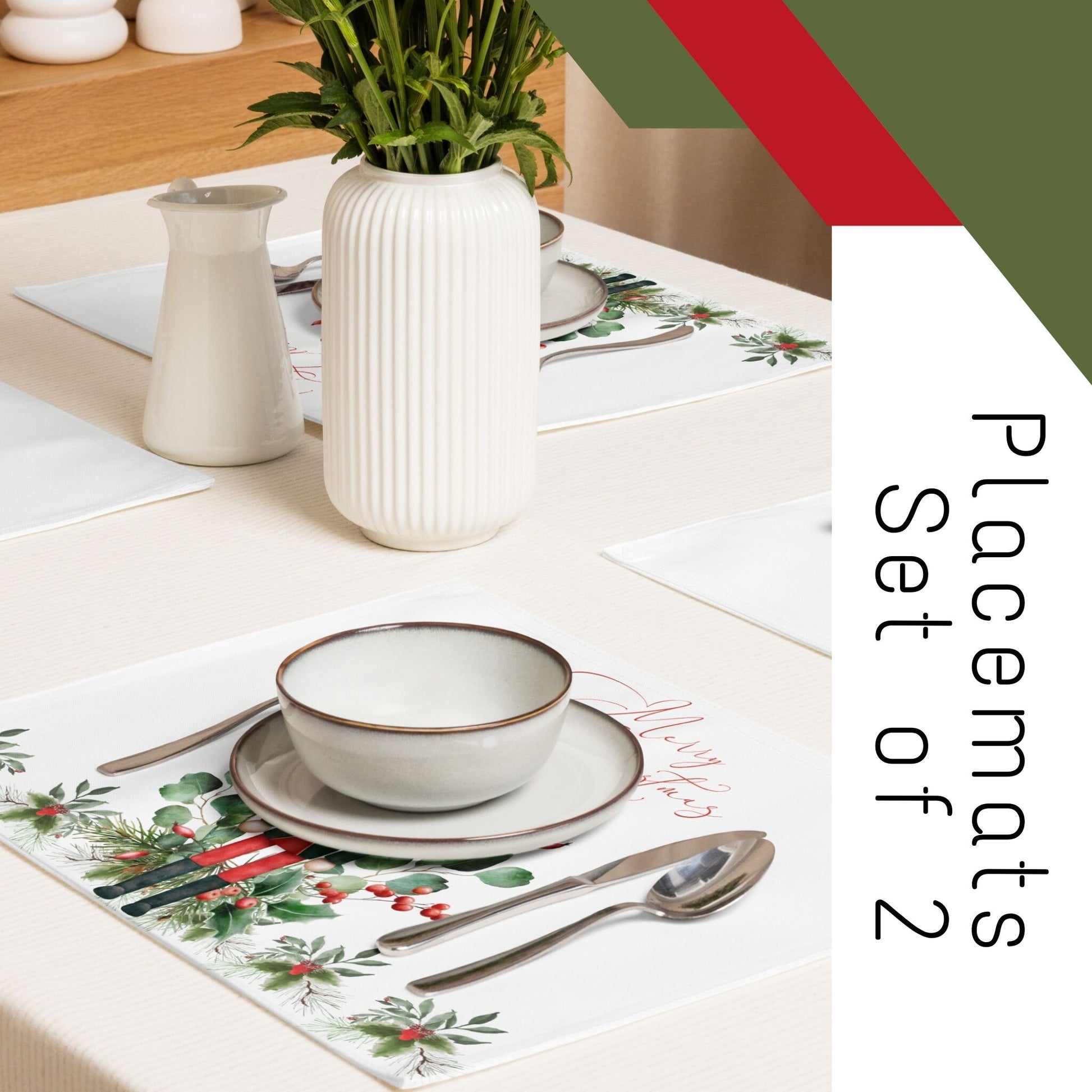 Winter Wishes Placemat, 2pc - ZumBuys