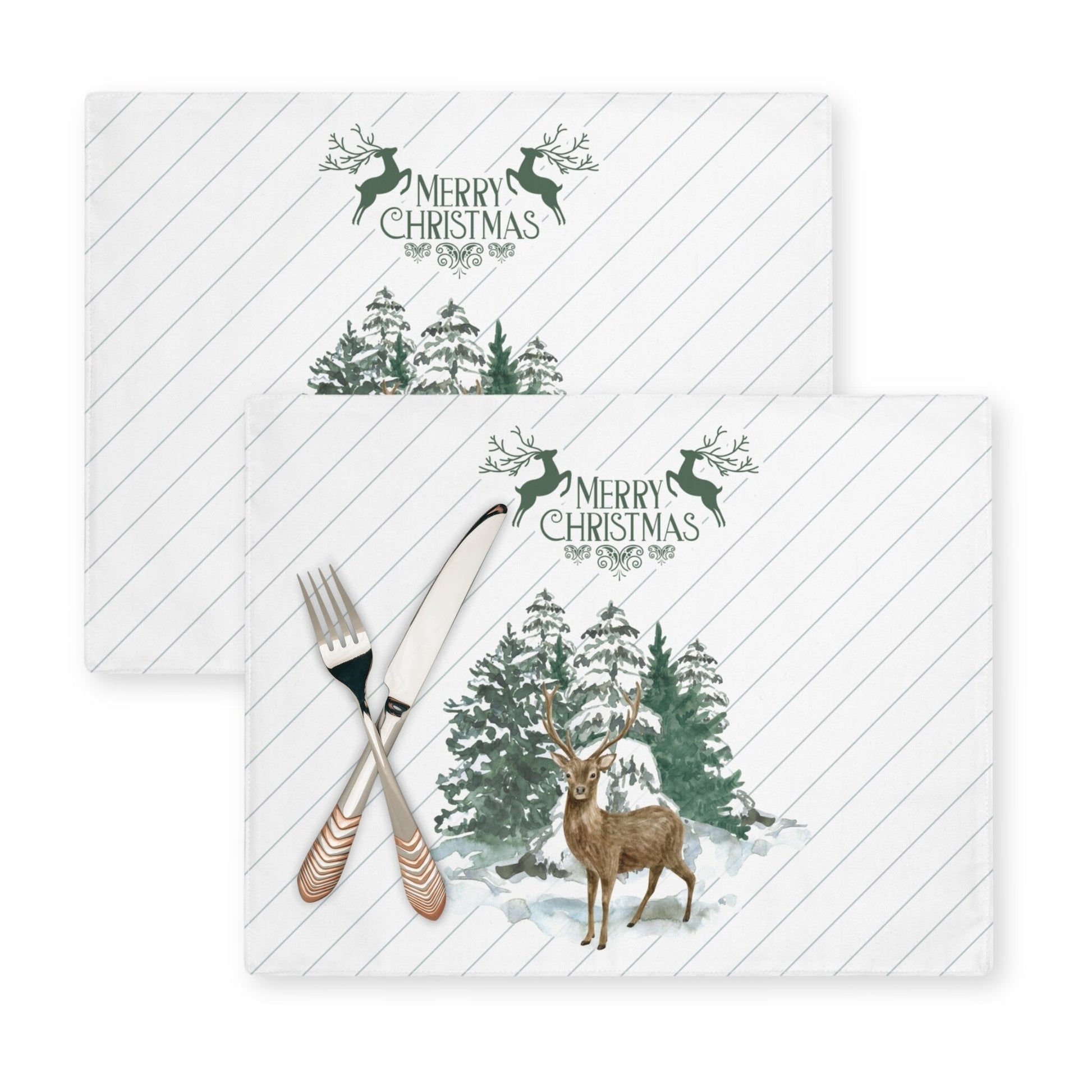 Winter Wishes Placemat, 2pc - ZumBuys