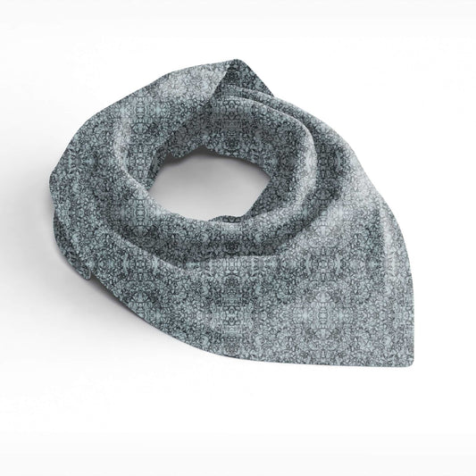 Baroque Pearl Grey Poly Scarf - ZumBuys