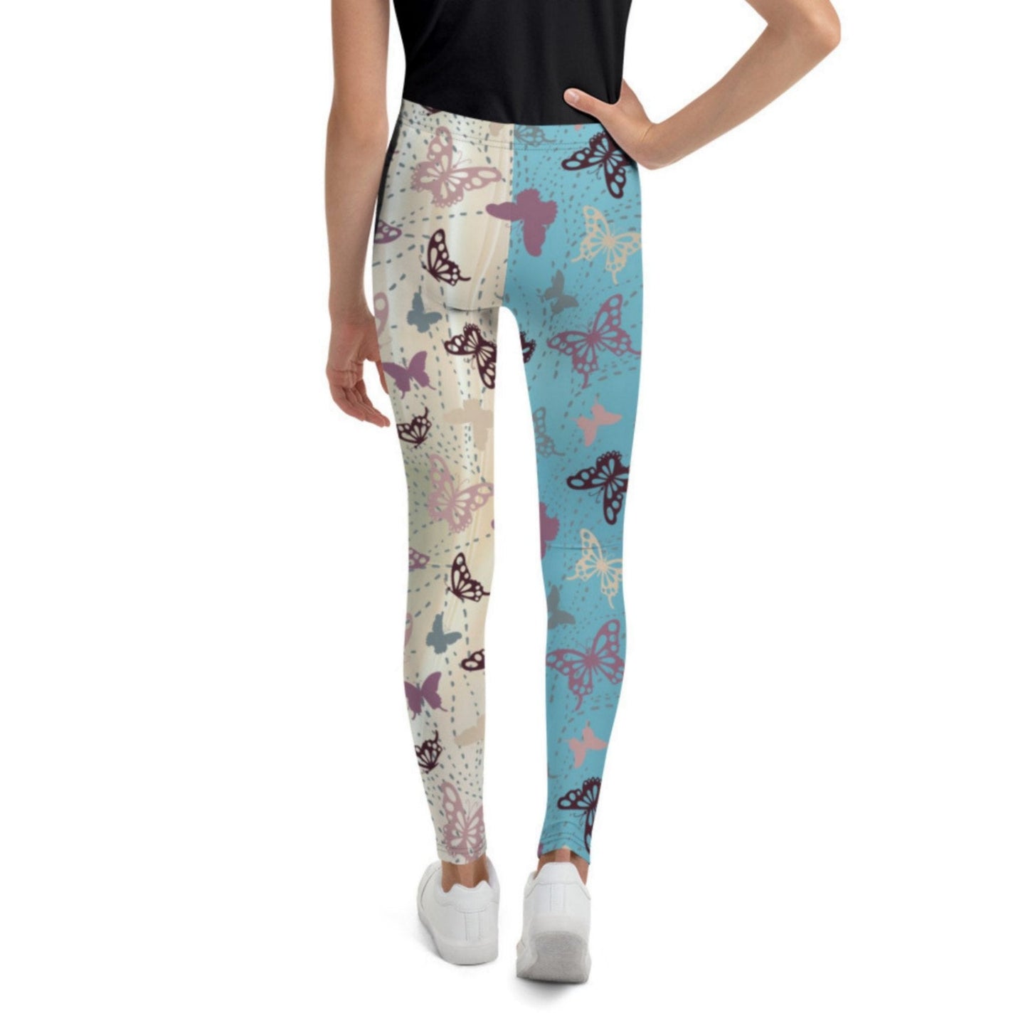 Butterfly Bumble Youth Leggings - ZumBuys
